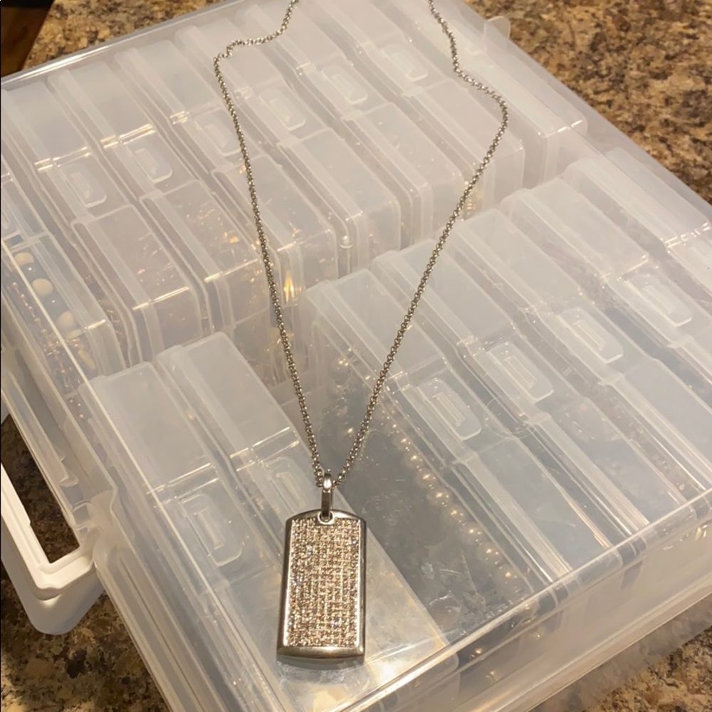 Men’s rhinestone necklace from rue21